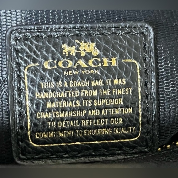 Coach Swagger Floral Patchwork Satchel in Red, Blue, and Black - Picture 7 of 12